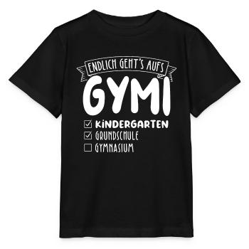 Endlich gehts auf Gymi - Einschulung 5. Klasse - Stanley/Stella Kinder T-Shirt MINI CREATOR  - Schwarz - Vorne - Mikhail (115cm)