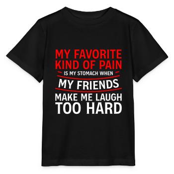 When My Friends Make Me Laugh Too Hard 4 - Stanley/Stella MINI CREATOR Kids’ T-Shirt - black - Front - Mikhail (115cm)