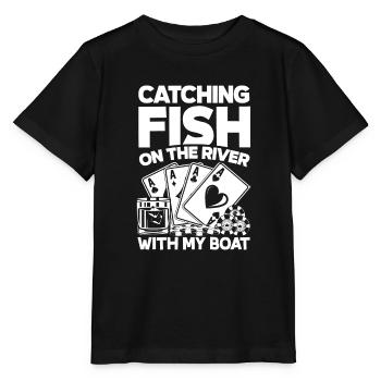 Joueur de poker Joueur de poker Cadeau de poker - T-shirt bio MINI CREATOR Stanley/Stella Enfant - noir - Devant - Mikhail (115cm)
