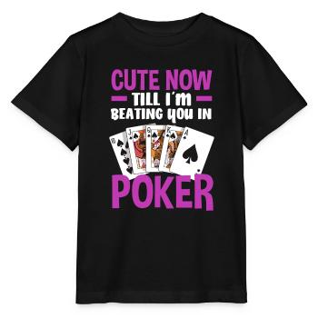 Joueur de poker Joueur de poker Cadeau de poker - T-shirt bio MINI CREATOR Stanley/Stella Enfant - noir - Devant - Mikhail (115cm)