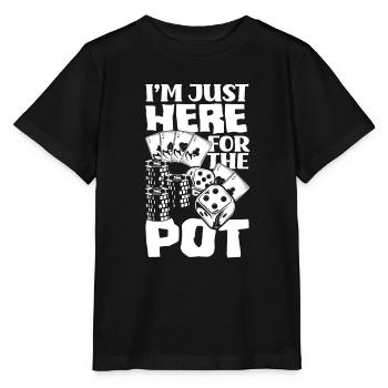 Joueur de poker Joueur de poker Cadeau de poker - T-shirt bio MINI CREATOR Stanley/Stella Enfant - noir - Devant - Mikhail (115cm)
