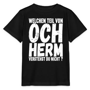 Aachener Slang - Stanley/Stella Kinder T-Shirt MINI CREATOR  - Schwarz - Vorne - Mikhail (115cm)