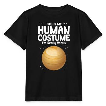 Venus - Stanley/Stella Kinder T-Shirt MINI CREATOR  - Schwarz - Vorne - Mikhail (115cm)