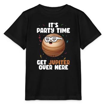 Jupiter - Stanley/Stella Kinder T-Shirt MINI CREATOR  - Schwarz - Vorne - Mikhail (115cm)