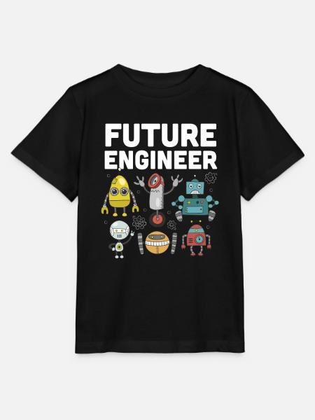 Roboter - Stanley/Stella Kinder T-Shirt MINI CREATOR  - Schwarz