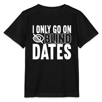 Blind visual impairment - Stanley/Stella MINI CREATOR Kids’ T-Shirt - black - Front - Mikhail (115cm)