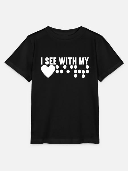 Blind Sehbehinderung - Stanley/Stella Kinder T-Shirt MINI CREATOR - Schwarz