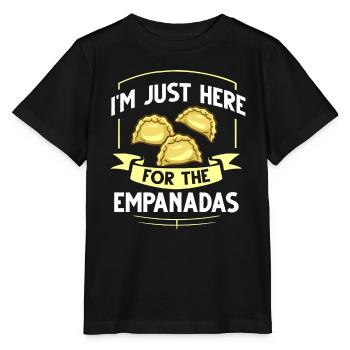 Empanada Argentinien Teigtasche Spanien - Stanley/Stella Kinder T-Shirt MINI CREATOR  - Schwarz - Vorne - Mikhail (115cm)
