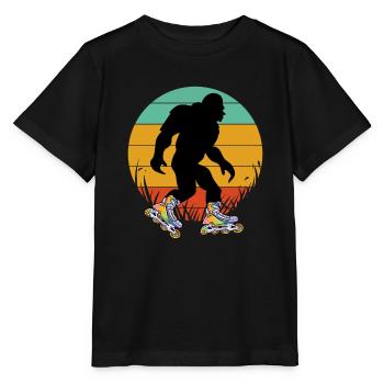 Inline Skating Inline Skating Gift - Stanley/Stella MINI CREATOR Kids’ T-Shirt - black - Front - Mikhail (115cm)