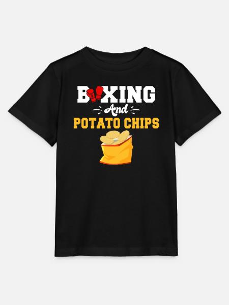 Kartoffelchips Geschenk - Stanley/Stella Kinder T-Shirt MINI CREATOR - Schwarz