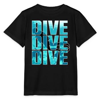 Dive Dive Dive - Stanley/Stella MINI CREATOR Kids’ T-Shirt - black - Front - Mikhail (115cm)