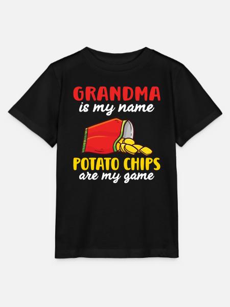 Kartoffelchips Geschenk - Stanley/Stella Kinder T-Shirt MINI CREATOR - Schwarz