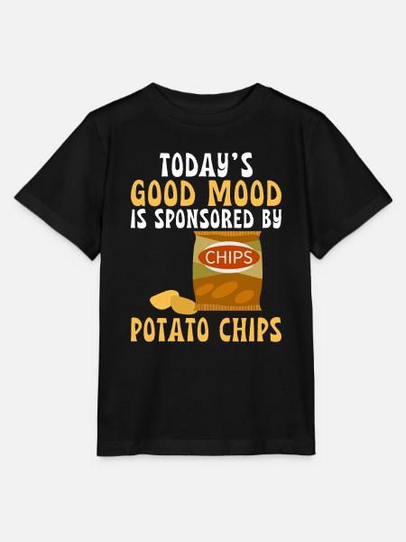Kartoffelchips Geschenk - Stanley/Stella Kinder T-Shirt MINI CREATOR - Schwarz