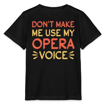 Chanteurs d’opéra Chanteurs Opéras Chanteurs de théâtre - T-shirt bio MINI CREATOR Stanley/Stella Enfant - noir - Devant - Mikhail (115cm)