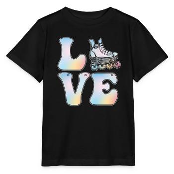 Inline Skating Inline Skating Gift - Stanley/Stella MINI CREATOR Kids’ T-Shirt - black - Front - Mikhail (115cm)