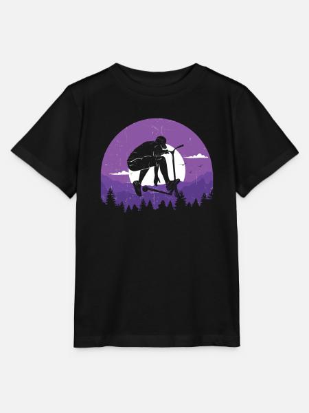 Scooter Roller Tretroller Geschenk - Stanley/Stella Kinder T-Shirt MINI CREATOR - Schwarz