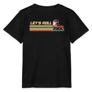 Inline Skating Inline Skating Gift - Stanley/Stella MINI CREATOR Kids’ T-Shirt - black - Front - Mikhail (115cm)