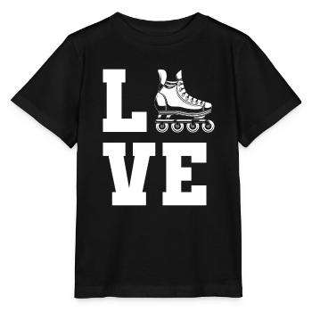 Inline Skating Inline Skating Gift - Stanley/Stella MINI CREATOR Kids’ T-Shirt - black - Front - Mikhail (115cm)