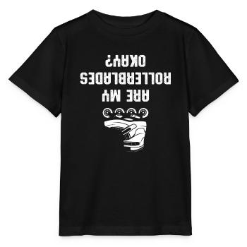 Inline Skating Inline Skating Gift - Stanley/Stella MINI CREATOR Kids’ T-Shirt - black - Front - Mikhail (115cm)