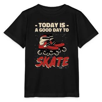 Inline Skating Inline Skating Gift - Stanley/Stella MINI CREATOR Kids’ T-Shirt - black - Front - Mikhail (115cm)