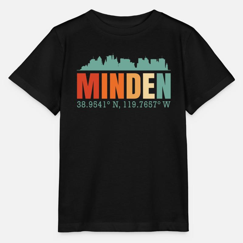 Minden - Stanley/Stella Kinder T-Shirt MINI CREATOR  - Schwarz