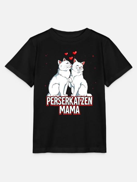 Perserkatzen Mama - Stanley/Stella Kinder T-Shirt MINI CREATOR - Schwarz