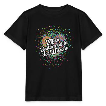 Fastnacht - Karneval - Köstümersatz - Spruch - Stanley/Stella Kinder T-Shirt MINI CREATOR  - Schwarz - Vorne - Mikhail (115cm)