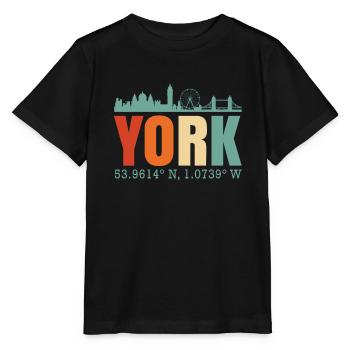 York - Stanley/Stella Kinder T-Shirt MINI CREATOR  - Schwarz - Vorne - Mikhail (115cm)
