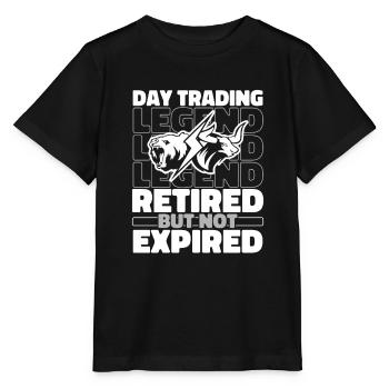Retraités Day Trading Day Trader - T-shirt bio MINI CREATOR Stanley/Stella Enfant - noir - Devant - Mikhail (115cm)