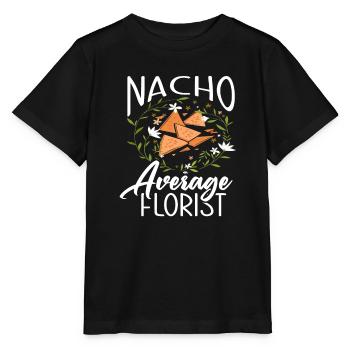 Fleuriste Fleuriste Nacho - T-shirt bio MINI CREATOR Stanley/Stella Enfant - noir - Devant - Mikhail (115cm)