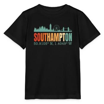 Southampton - T-shirt bio MINI CREATOR Stanley/Stella Enfant - noir - Devant - Mikhail (115cm)