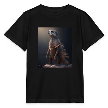 Aesthetic Cool Otter Design Aesthetic Cool Art - Stanley/Stella MINI CREATOR Kids’ T-Shirt - black - Front - Mikhail (115cm)