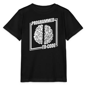 Developer Coder Programmer Funny - Stanley/Stella MINI CREATOR Kids’ T-Shirt - black - Front - Mikhail (115cm)
