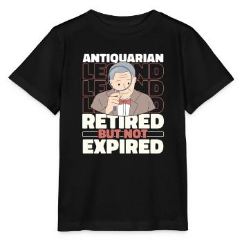 Antiques Antique dealers in retirement - Stanley/Stella MINI CREATOR Kids’ T-Shirt - black - Front - Mikhail (115cm)