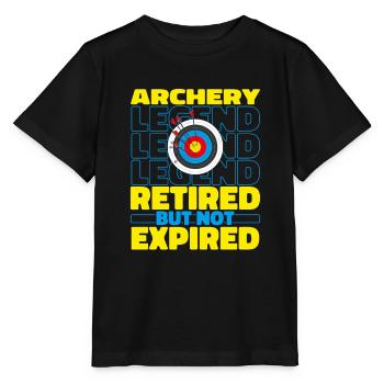 Tir à l’arc Archer Retraités - T-shirt bio MINI CREATOR Stanley/Stella Enfant - noir - Devant - Mikhail (115cm)