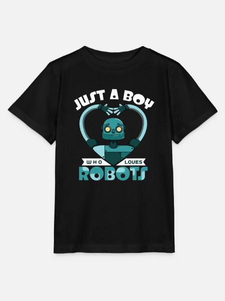 Roboter - Stanley/Stella Kinder T-Shirt MINI CREATOR  - Schwarz