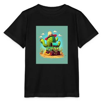 Cactus Plant Collectors Mexican Cactus Plant In A - Stanley/Stella Kinder T-Shirt MINI CREATOR  - Schwarz - Vorne - Mikhail (115cm)