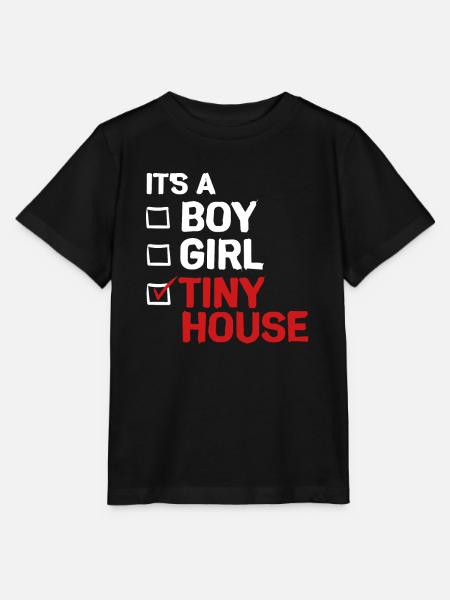 Tiny House - Stanley/Stella Kinder T-Shirt MINI CREATOR - Schwarz
