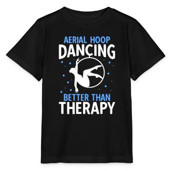 La danse aérienne du cerceau mieux que la thérapie - T-shirt bio MINI CREATOR Stanley/Stella Enfant - noir - Devant - Mikhail (115cm)