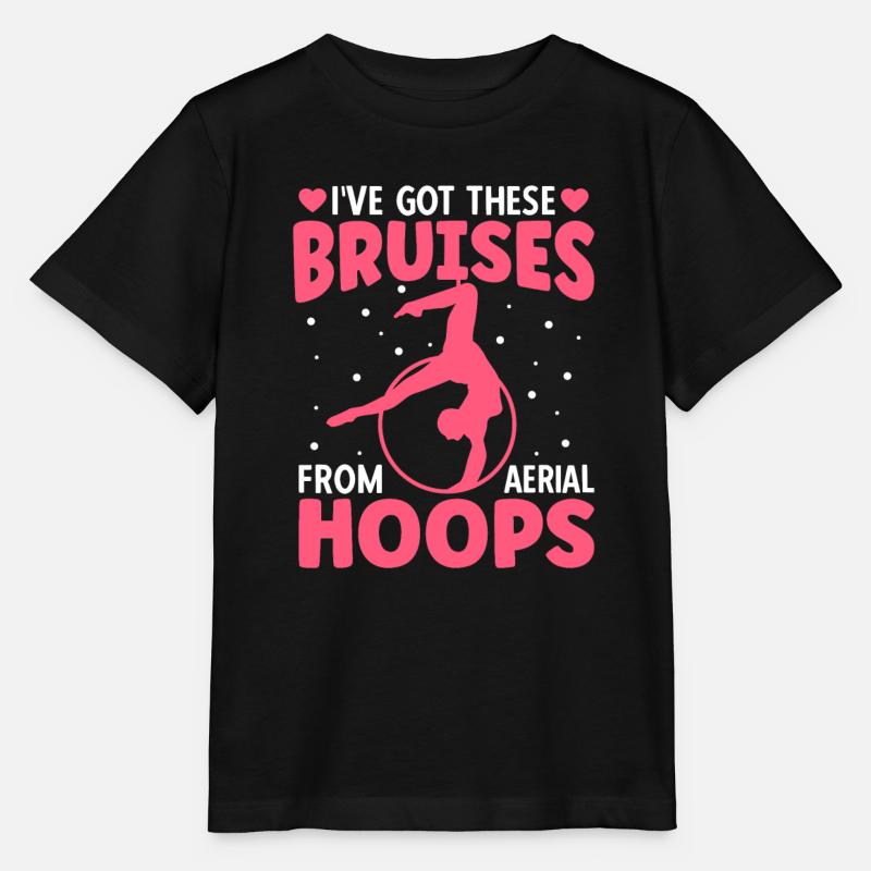 J’ai ces ecchymoses en forme de cerceaux aériens - T-shirt bio MINI CREATOR Stanley/Stella Enfant - noir