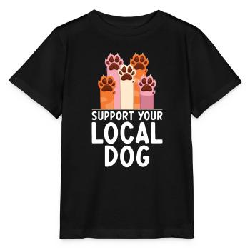 Dog Owner Gift Dog Lover - Stanley/Stella MINI CREATOR Kids’ T-Shirt - black - Front - Mikhail (115cm)