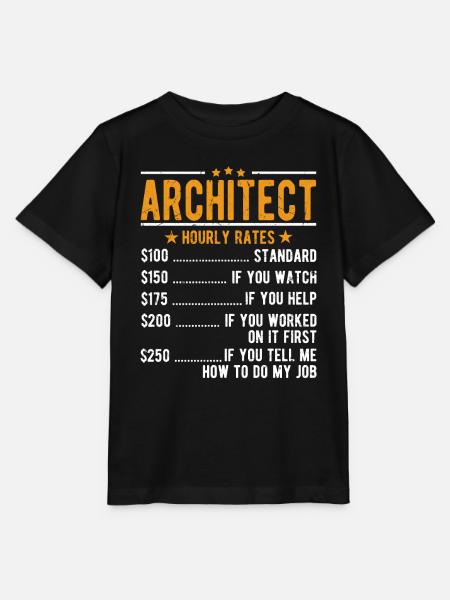 Architekt Stundenlohn - Stanley/Stella Kinder T-Shirt MINI CREATOR - Schwarz