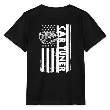 America Car Tuner - Stanley/Stella MINI CREATOR Kids’ T-Shirt - black - Front - Mikhail (115cm)