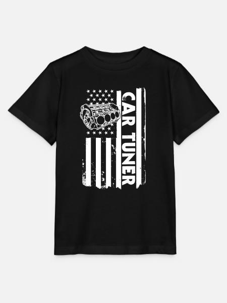 Amerika Auto Tuner - Stanley/Stella Kinder T-Shirt MINI CREATOR  - Schwarz