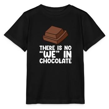 Chocolate Lover Tablettes de chocolat au lait - T-shirt bio MINI CREATOR Stanley/Stella Enfant - noir - Devant - Mikhail (115cm)