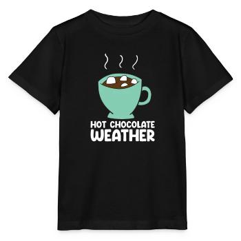 Chocolate Lover Tablettes de chocolat au lait - T-shirt bio MINI CREATOR Stanley/Stella Enfant - noir - Devant - Mikhail (115cm)