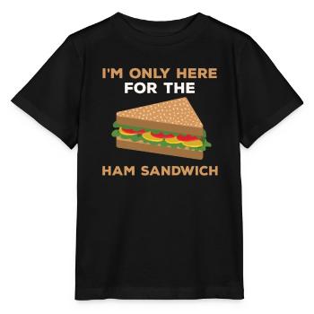Pain au jambon - T-shirt bio MINI CREATOR Stanley/Stella Enfant - noir - Devant - Mikhail (115cm)