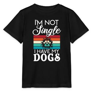 Dog Owner Gift Dog Lover - Stanley/Stella MINI CREATOR Kids’ T-Shirt - black - Front - Mikhail (115cm)