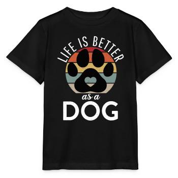 Dog Owner Gift Dog Lover - Stanley/Stella MINI CREATOR Kids’ T-Shirt - black - Front - Mikhail (115cm)