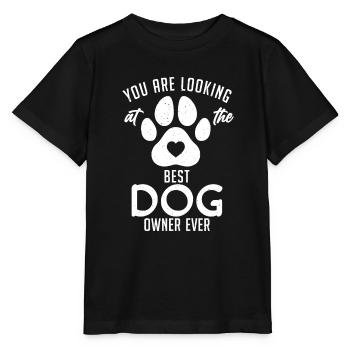 Dog Owner Gift Dog Lover - Stanley/Stella MINI CREATOR Kids’ T-Shirt - black - Front - Mikhail (115cm)